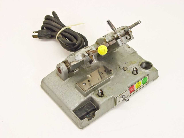 Hollywood Film Company FS-816 16mm hot splicer – right front three-quarter view showing full unit with power cord