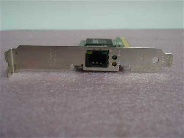 SMC 9432TX EtherPower II – rear bracket view showing single RJ-45 port and LED indicator window