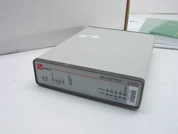ADC Kentrox Pacesetter SOHO ISDN Router 76930 front panel showing status LEDs and product branding