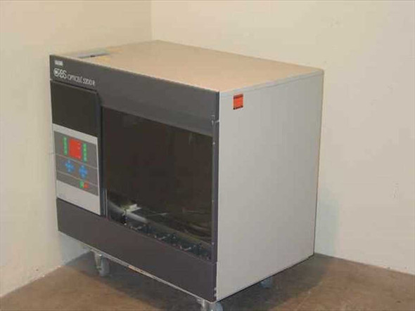 CRBS Opticell 5200R right-side three-quarter view showing full cabinet enclosure on casters