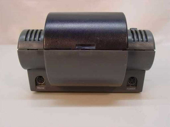 VeriFone Printer 250 rear panel showing RS-232 serial port and round power connector