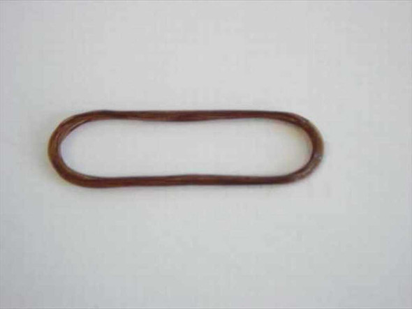Ethicon S-114 Chromic Gut Suture Size 0 – suture strand removed from packet showing brown chromic gut material