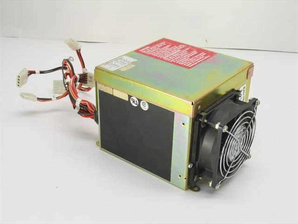 Zenith ZDS 234-850 desktop power supply – left side and top view showing output harness wiring and cooling fan