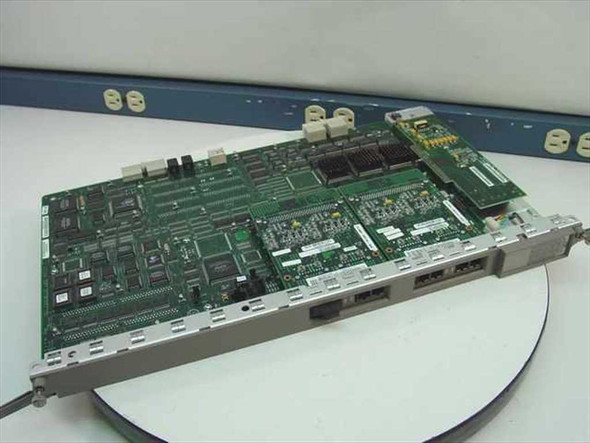 Nortel Bay Networks 5720 ATM MDA Host Module CL1304013 – top-side PCB view showing main board components and faceplate with ports