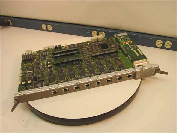 Bay Networks 5525 TR Switch Host module front-left view showing PCB, connectors, and 8-port faceplate