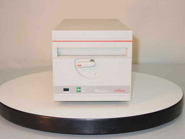 Unisys M610 External WORM Optical Disc Drive – front panel view showing drive bay, eject button, power and activity indicator LEDs, and Unisys branding