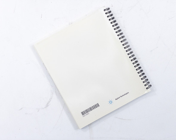 HP Agilent E3631A User's Guide – back cover showing Agilent Technologies logo and barcode label E3631-90002