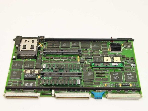Bay Networks 111316-08 circuit board – top side front view showing connectors and ICs