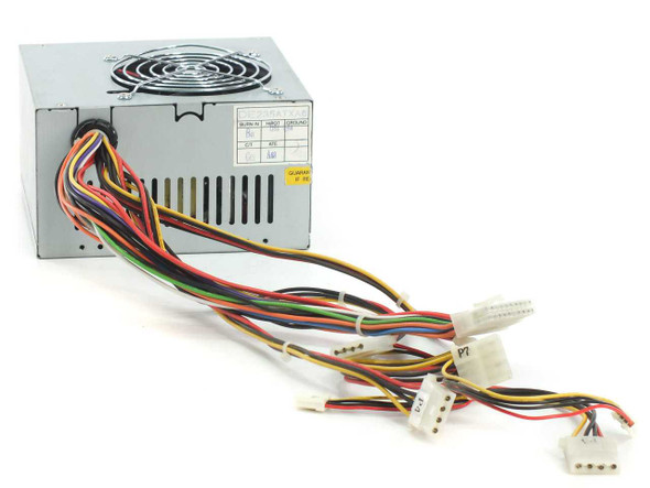 Hipro HP-250ATXA6 235W ATX power supply – top/side view showing output harness with Molex and Berg connectors