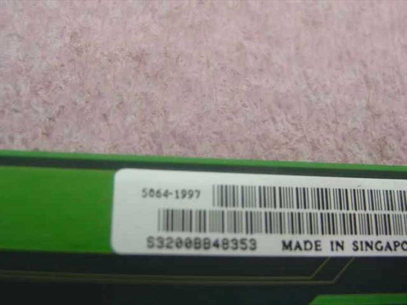 HP 5064-1997 Power Share Board label closeup showing part number and Made in Singapore marking