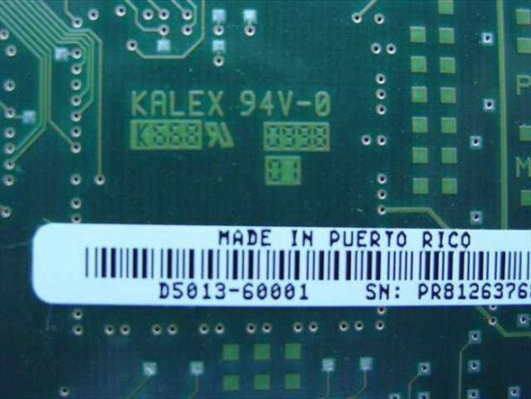 HP D5013-60001 NIC – PCB label showing part number D5013-60001 and Made in Puerto Rico marking