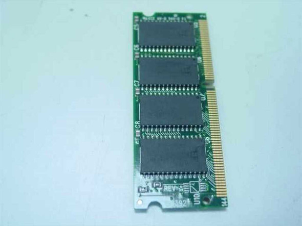 Kingston KFJ-MLN/16 16MB SO-DIMM laptop RAM — reverse side showing four memory ICs and edge connector