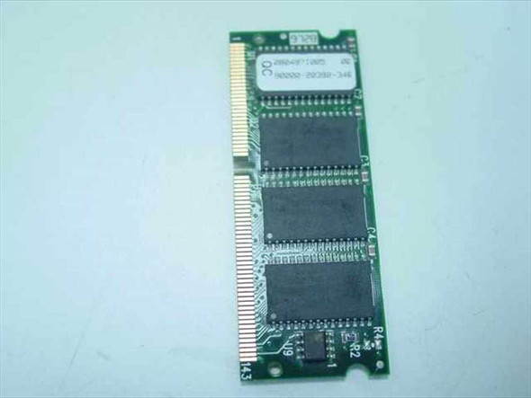 Kingston KFJ-MLN/16 16MB SO-DIMM laptop memory module — front side showing memory chips and label with part number 90000-20392-346