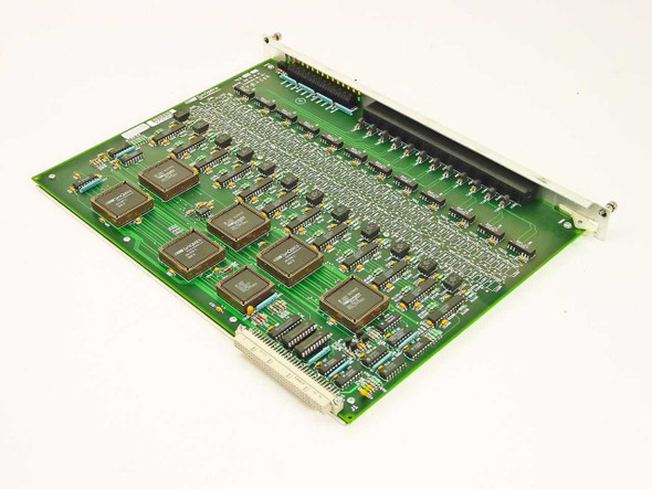 SynOptics 3308 LattisNet Host Module – reverse side PCB view showing chip array and backplane connector