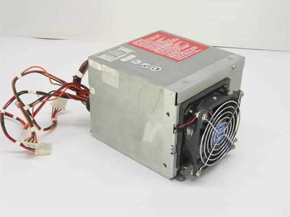 Zenith ZDS 234-890 EIA-343 Power Supply – right-side view showing output harness with Molex and 15-pin connectors and cooling fan