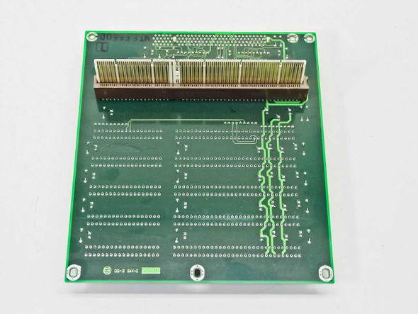 HP D3852-60001 riser card rear side showing the motherboard edge connector and PCB traces