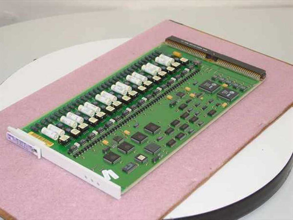 Lucent ATT TN2181 2W Digital Line V5 circuit board – top view showing PCB components, relay modules, and edge connector