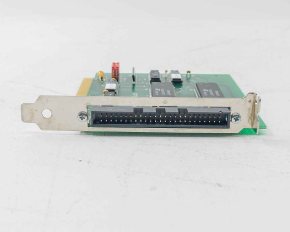 Opto 22 AC5 adapter card – side view showing 50-pin bracket-mounted connector on the card bracket
