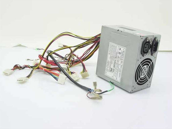 Lead Year Super 2250 250W AT power supply front view showing full multi-connector Molex and Berg wire harness