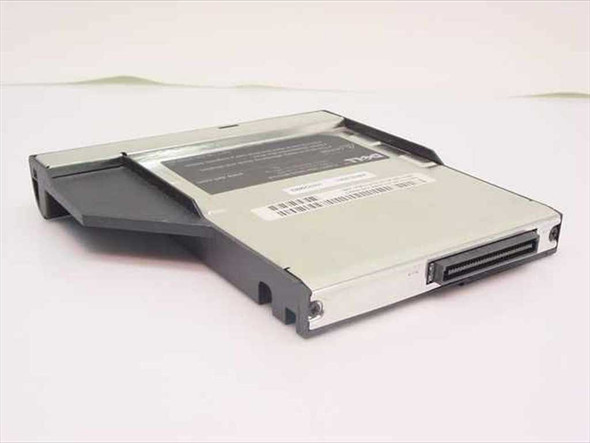 Dell 05C671 Floppy Disk Drive Module — rear angled view showing proprietary modular bay connector edge
