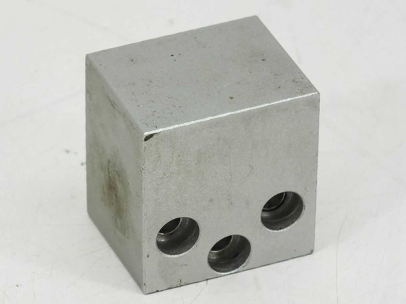 SMC MY1H25G-300H-Z73L rodless cylinder – top and right-side view showing aluminum body and three port holes