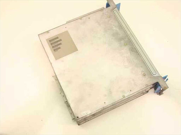 IBM 21F9214 Ethernet Network Card Module — top/angled view showing aluminum carrier housing with blue retention handles