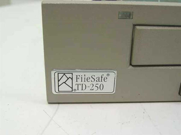Mountain FileSafe TD-250 tape drive — close-up of front bezel FileSafe TD-250 logo label