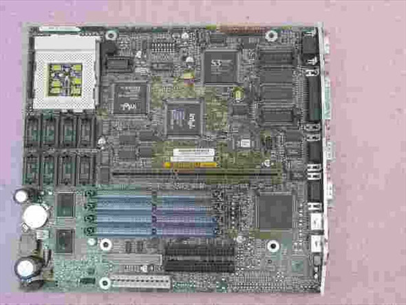IBM 11H9622 Socket 5 system board top view showing Socket 5 CPU socket, S3 graphics chip, ISA and PCI expansion slots, and SIMM memory slots