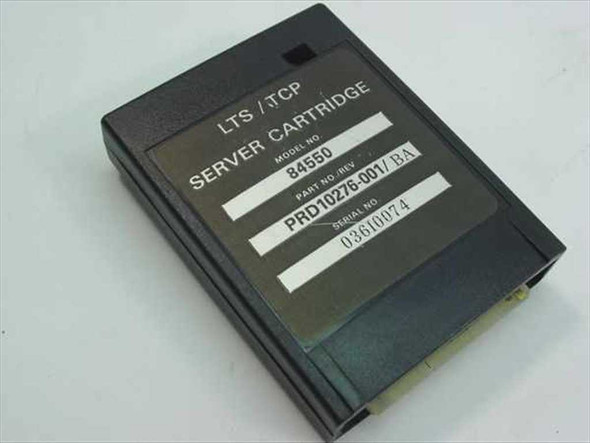 Prime LTS/TCP Server Cartridge 84550 PRD10276-001 Rev BA – front label view showing model number, part number, and serial number