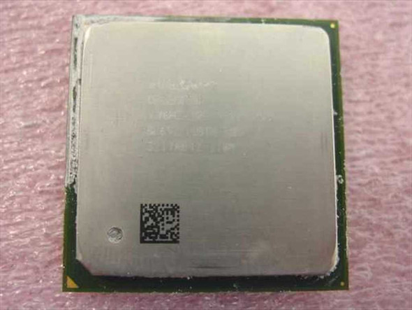 Intel Celeron SL69Z 1.7GHz Socket 478 processor — top IHS (integrated heat spreader) view with Intel branding label