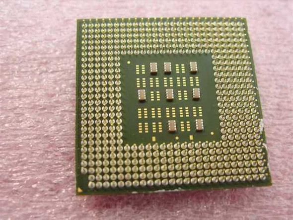 Intel Celeron SL69Z Socket 478 CPU — bottom view showing 478 gold pin array