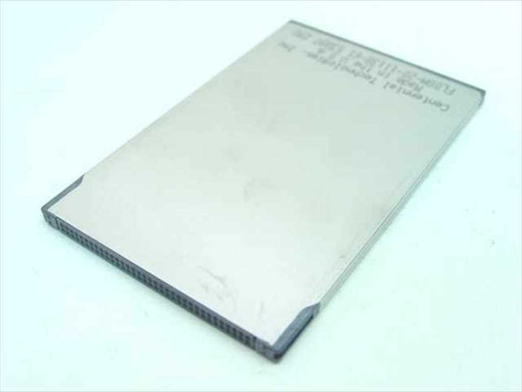Bay Networks 114609-A 8MB Flash Card rear view showing PCMCIA connector edge and card body