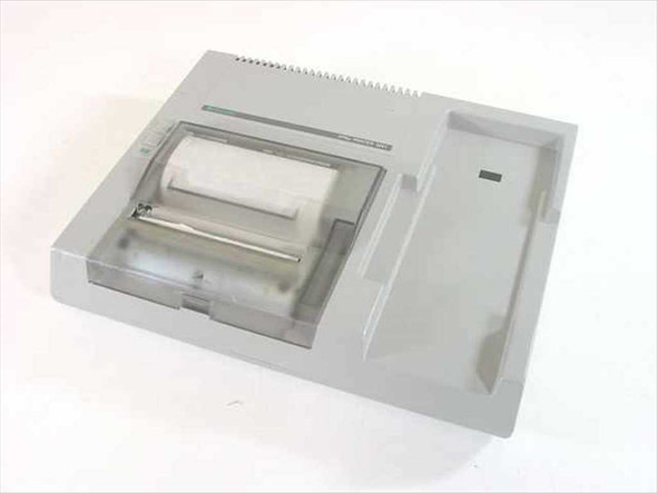 Pacesetter APSu Printer 3251 portable thermal printer — top/front view showing paper roll loaded in printer mechanism