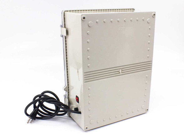 Cosmos XPS-7 Sensor Stocker rear and side view showing attached AC power cord with red rocker switch