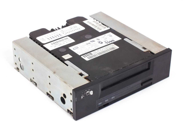 Dell 0H834 STD2401LW DDS-4 DAT tape drive — angled front-left view showing black bezel and top label