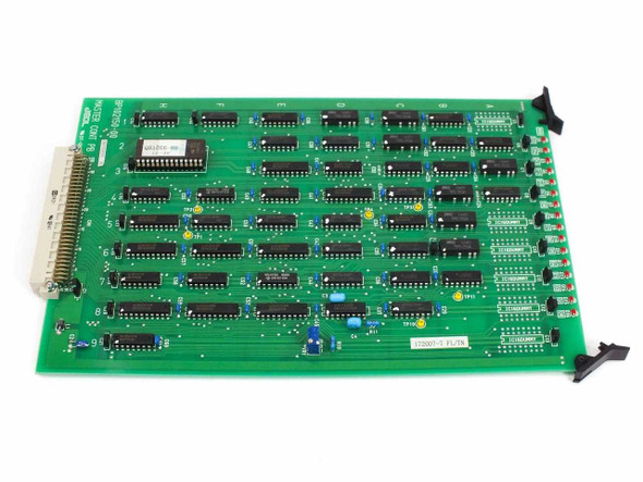 JEOL BP102150-00 Master Cont PB Card 886550050 — top-side component view showing ICs and card edge connector