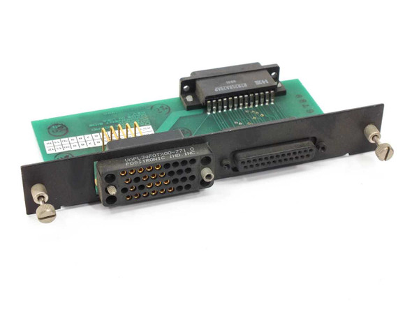 Datatel PCB31812 Network Communication Interface Board REV 1 — front view showing faceplate with multi-pin D-sub and high-density connector