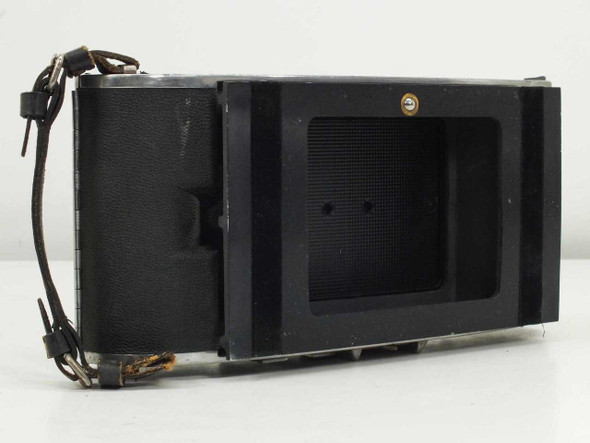 DuMont 297 Oscillograph-Record Camera — rear opening view showing large rectangular film aperture and bellows interior