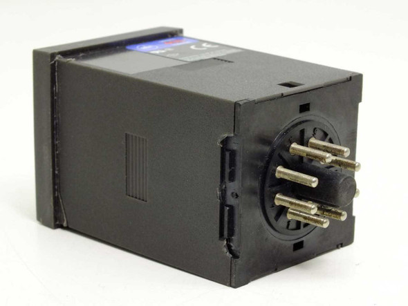 ATC 405A500F1K Timer — rear view showing 8-pin octal plug-in connector pins