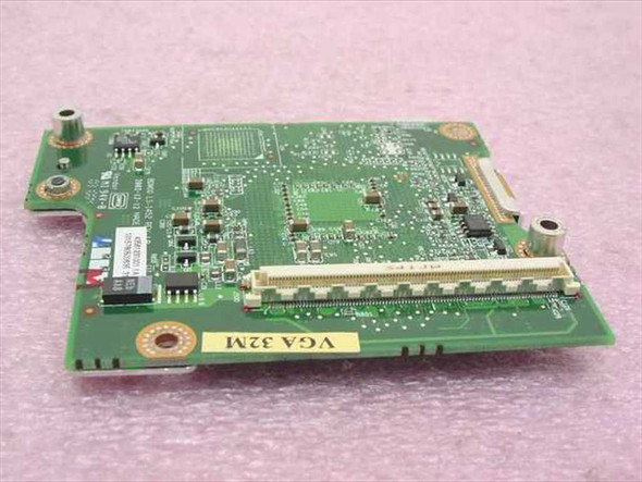 Dell 09U768 Inspiron 5100 32MB ATI laptop video card — top PCB view showing VGA 32M label and connector edge