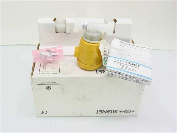 GF Signet 152 321 221 Vortex Flow Sensor in original open box with union nuts, O-rings, cap, and manual included