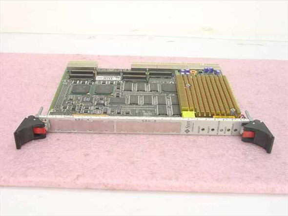 Sun Microsystems CP2060-500 Netra CP2060 cPCI 6U System Controller Board – three-quarter top view showing PCB, front panel with ejector handles, and Sun logo on faceplate