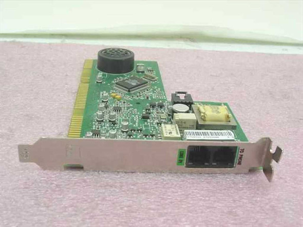 US Robotics 8725600 ISA modem card Model 0613 – angled front-left view showing ISA edge connector and RJ-11 bracket port