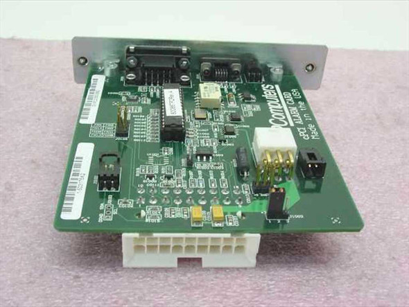 GNP Computers cPCI Alarm Card 1-503085 PCB top view showing board components, connectors, and rear edge