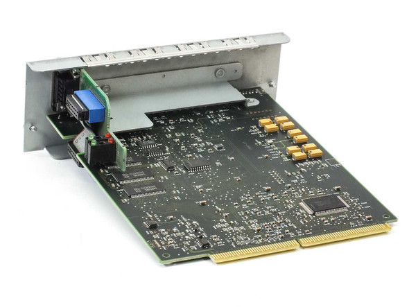 HP J4121A Switch Engine Module – angled rear-right view showing full PCB and edge connector