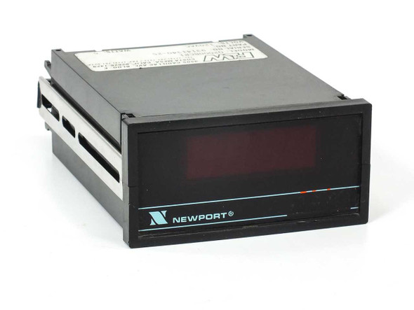 Newport Q2000BCR1 DC Ammeter Panel Meter – front angled view showing LED display and Newport logo