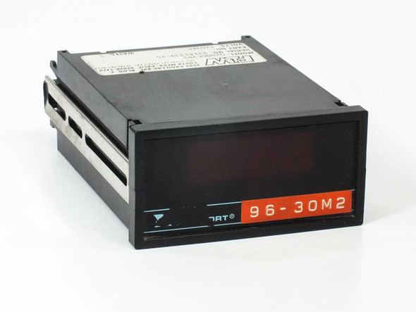 FLW Newport Q2000FVR2 AC Voltmeter Panel Meter – front-left angle view showing LED display and 96-30M2 label
