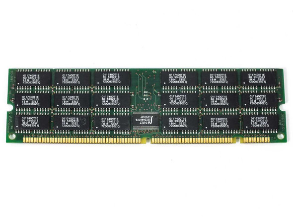 IBM 35H8751 64MB ECC DIMM memory module — reverse side showing memory chip array
