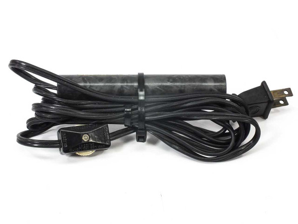 Perkin Elmer UV Starter Source coiled cord view showing full 7-foot cable length and inline switch detail