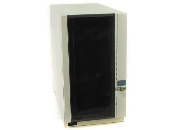 Exabyte EXB-10 8500 Series auto-loading tape drive enclosure – front right three-quarter view, door closed